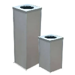 Cesto de basura cúbico modelo Q de acero inoxidable