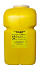 Bote amarillo para ginecoobstetricia y residuos líquidos