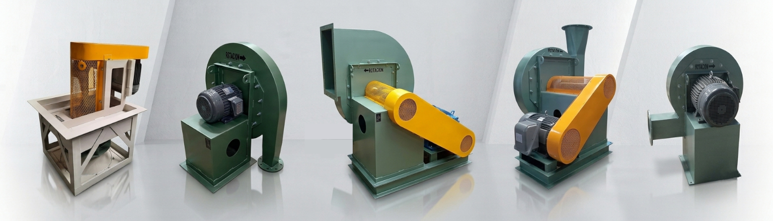 Ventiladores para procesos industriales
